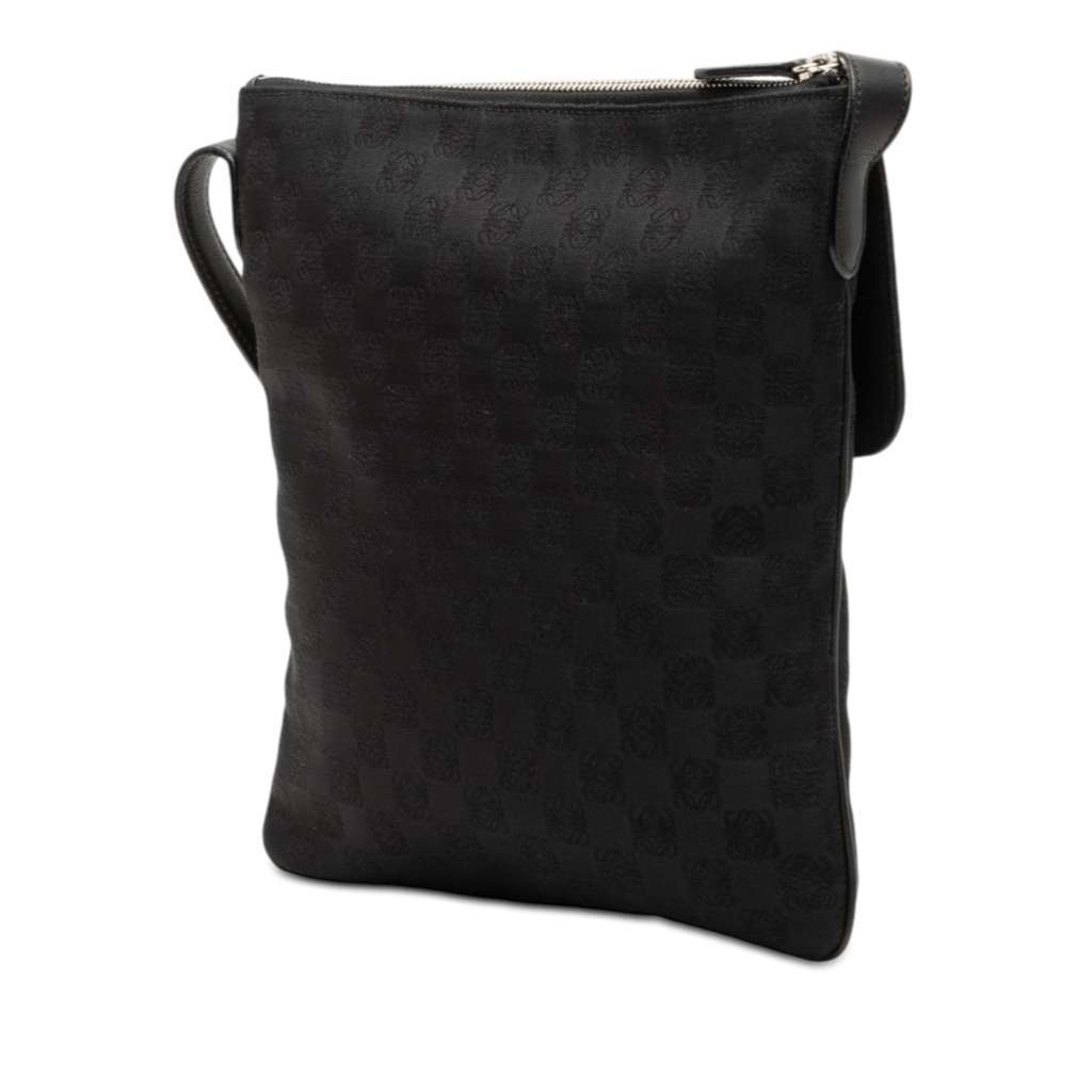 Loewe Anagram Canvas Crossbody Black Canvas Very good condition - Back View