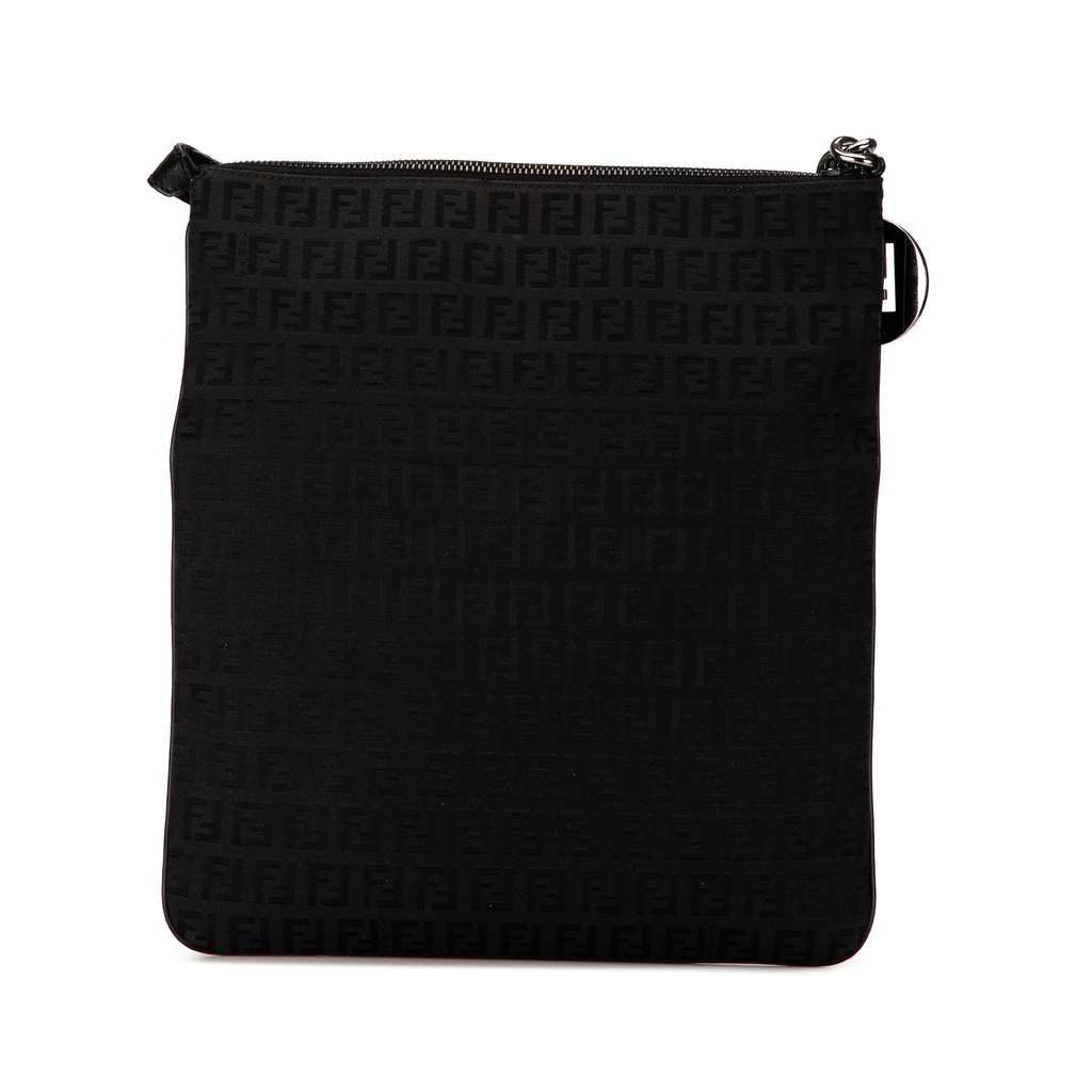 Fendi Zucchino Canvas Crossbody Black Canvas Very good condition - Inside View