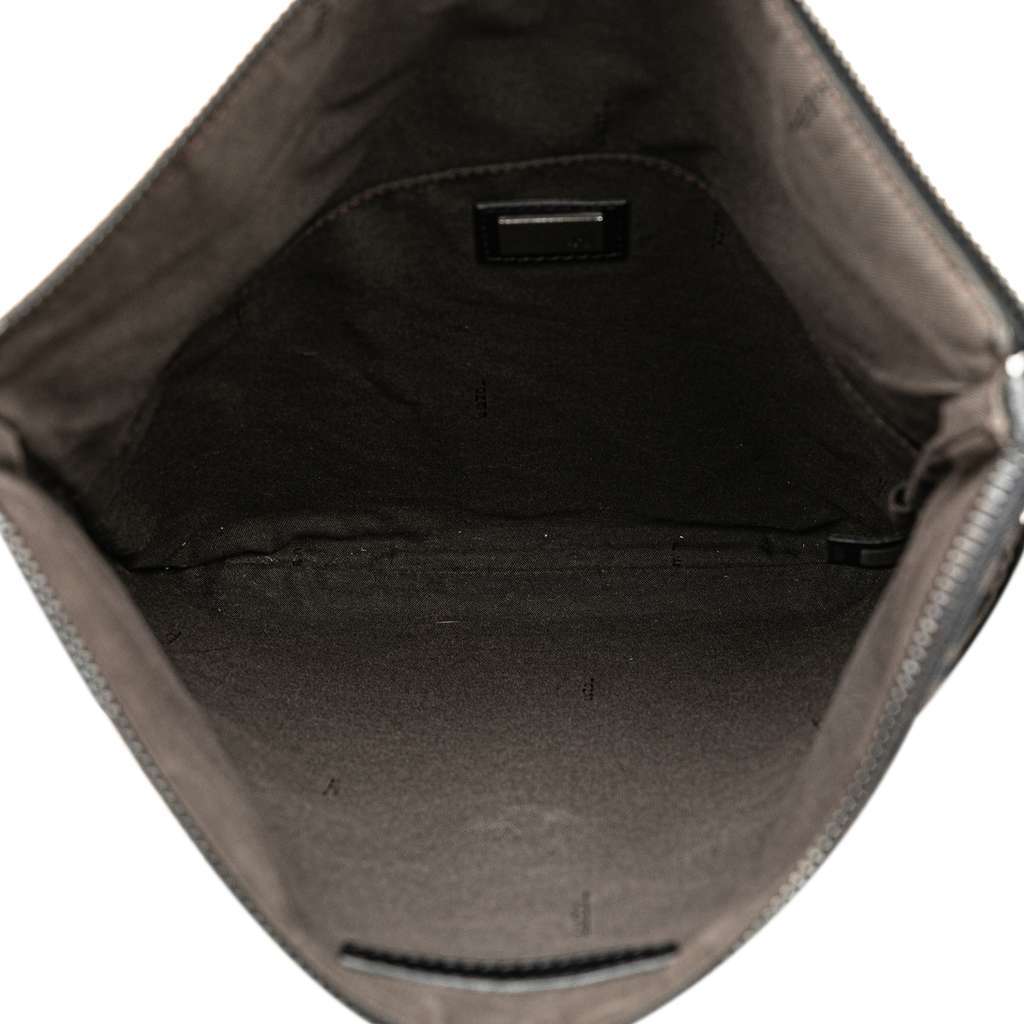 Fendi Zucchino Canvas Crossbody Black Canvas Very good condition - Box View