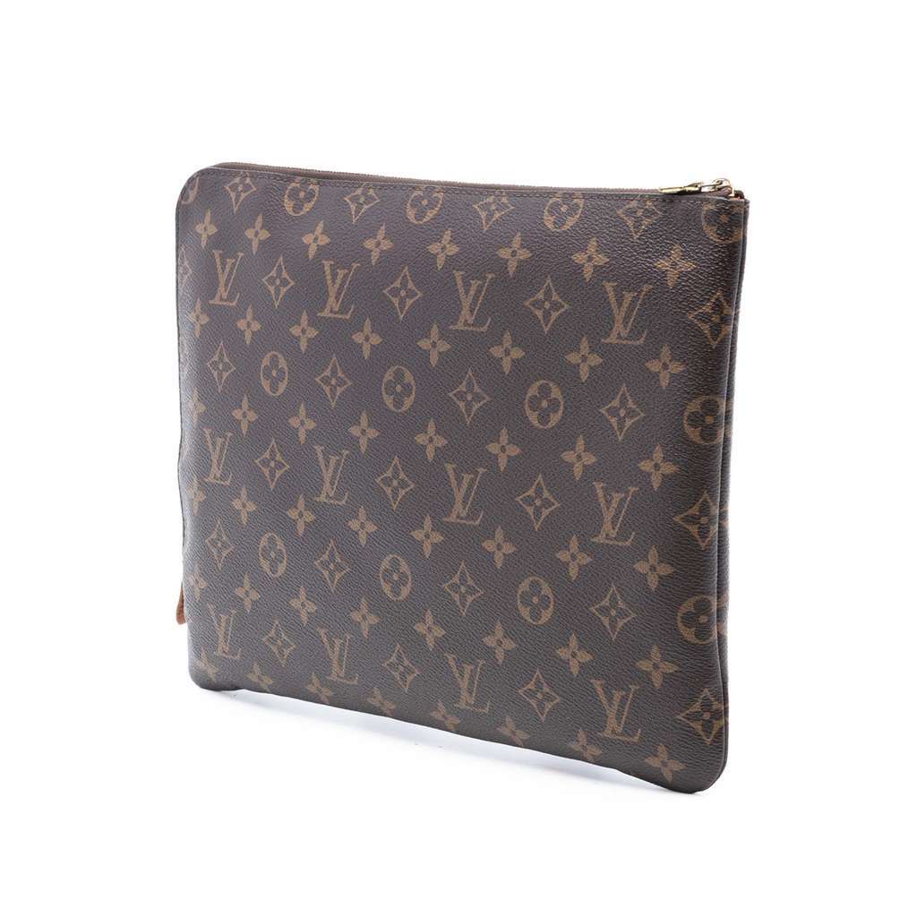 Louis Vuitton Monogram Etui Voyage MM Brown Very good condition - Back View