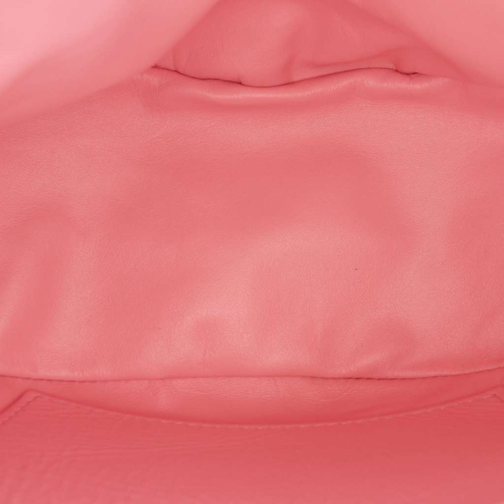 Bottega Veneta Nappa Intrecciato Half Moon Shoulder Bag Pink Leather Good condition - Model View
