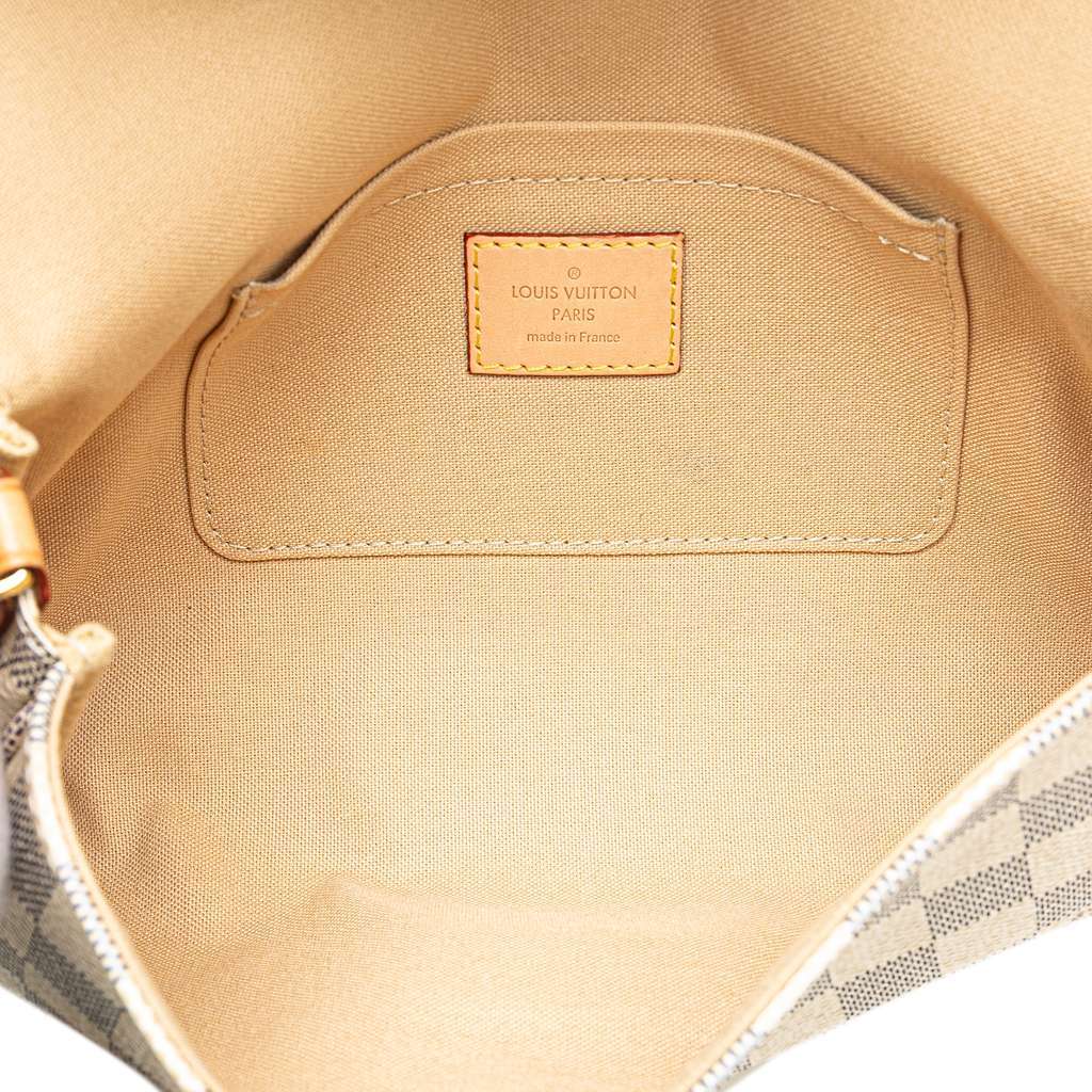 Louis Vuitton Damier Azur Favorite MM White Canvas Very good condition - Model View