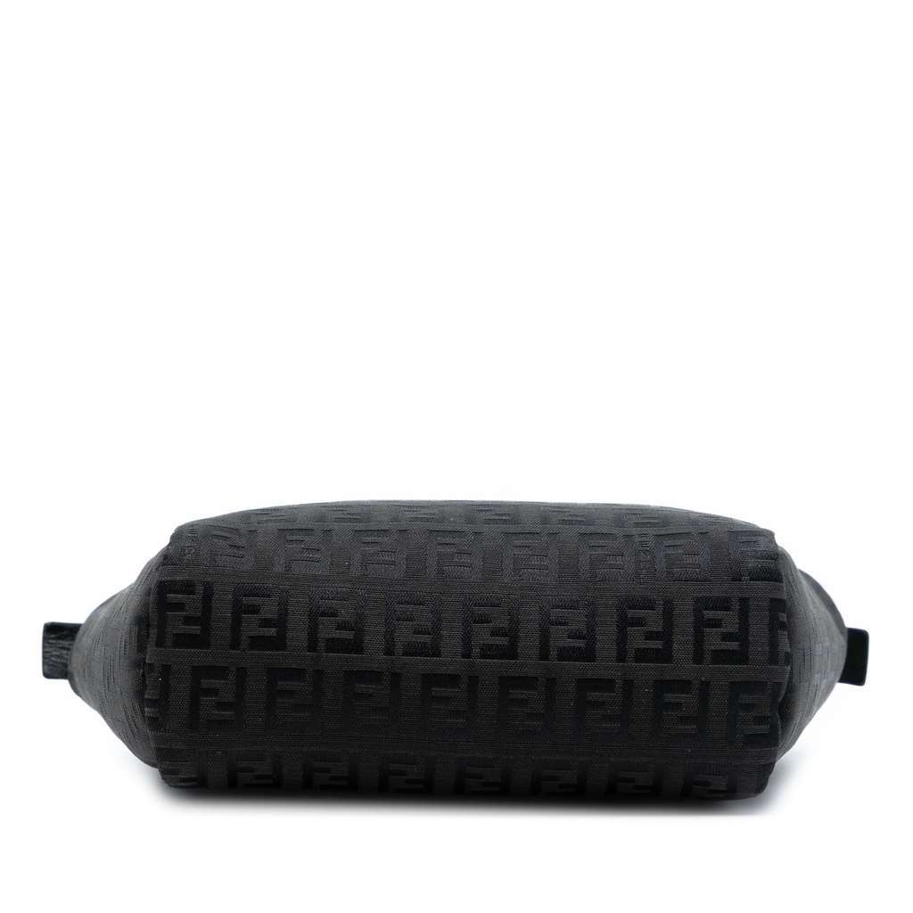 Fendi Mini Zucchino Canvas Handbag Black Canvas Very good condition - Inside View