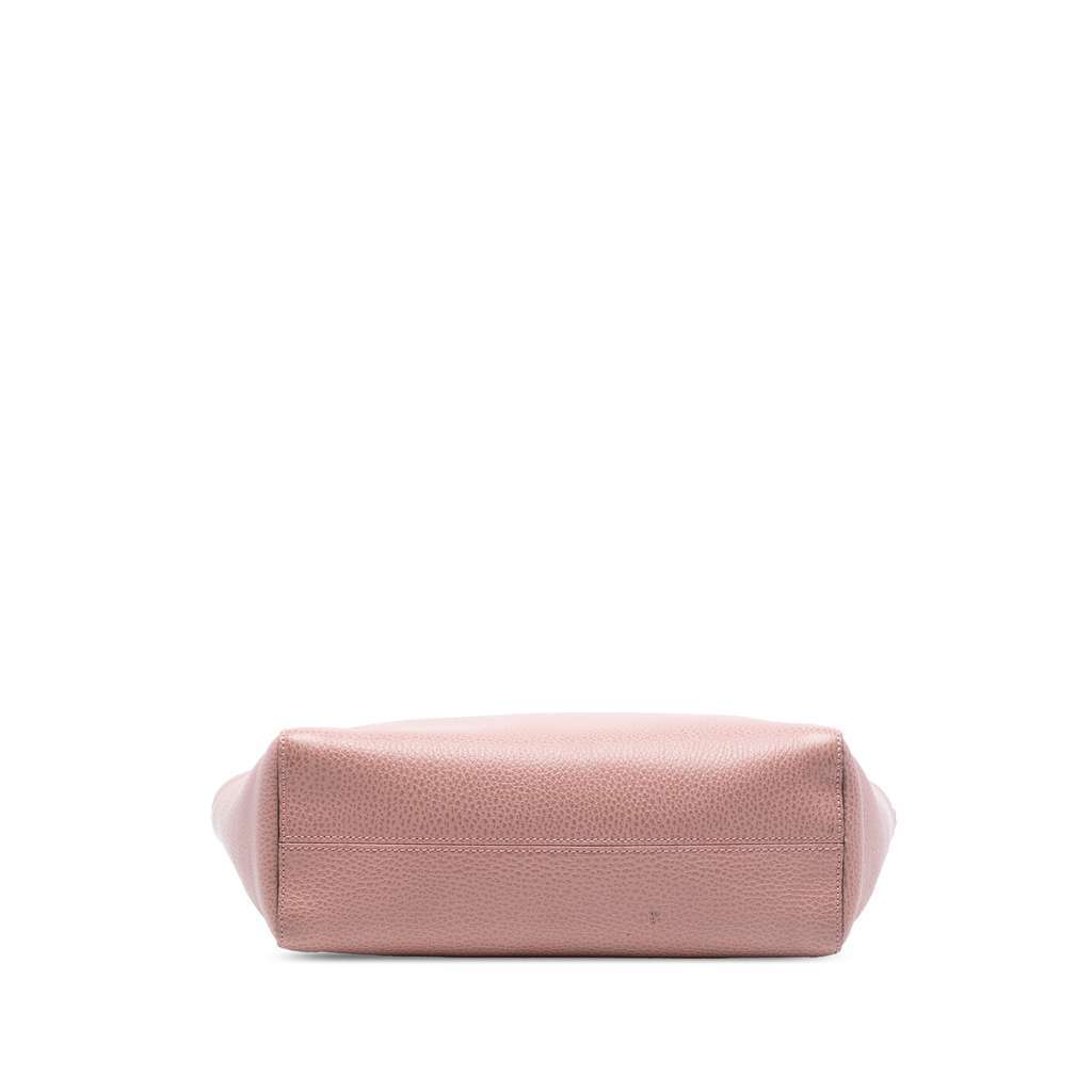 Gucci Leather Swing Convertible Tote Pink Leather Very good condition - Inside View