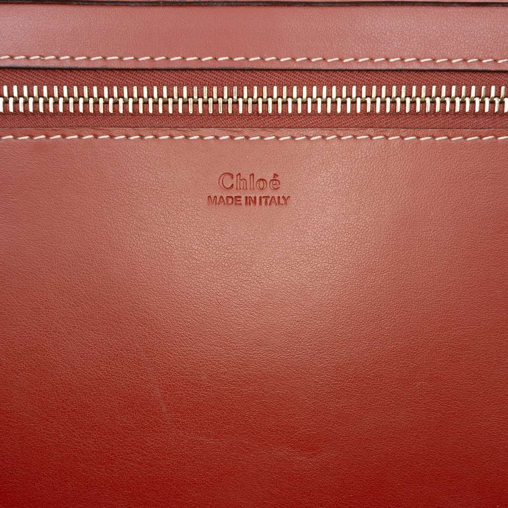 Chloé Large Wool Woody Tote Black Wool Very good condition - Box View