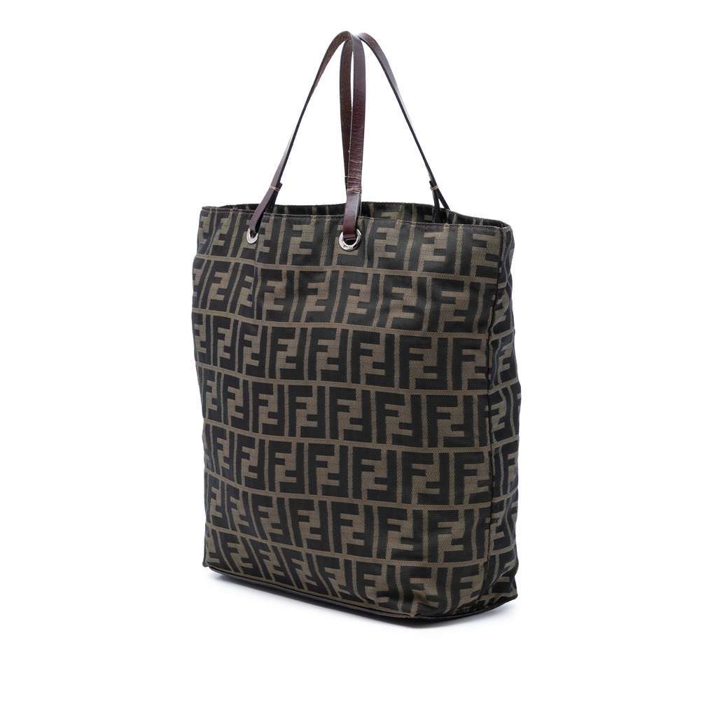 Fendi Zucca Canvas Tote Brown Canvas Very good condition - Back View