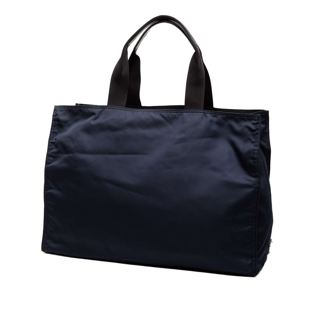 Prada Tessuto Tote Blue Very good condition - Back View