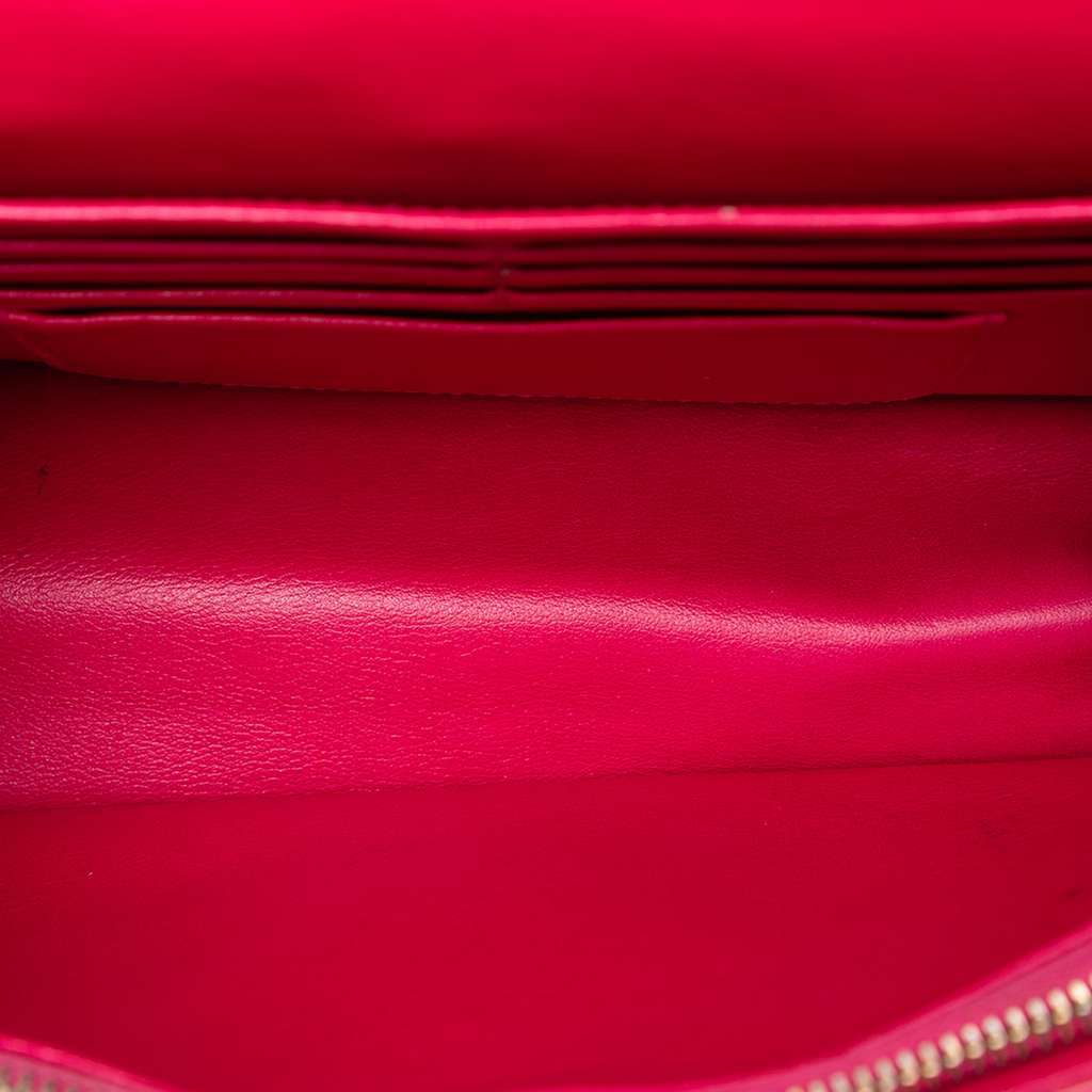 Dior Patent Cannage Miss Dior Promenade Crossbody Red Leather Very good condition - Model View