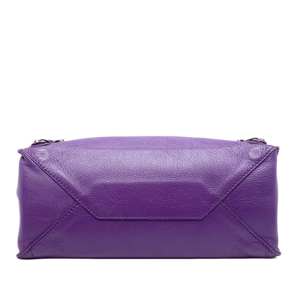 Balenciaga Mini Leather Papier A4 Zip Around Tote Purple Leather Very good condition - Inside View