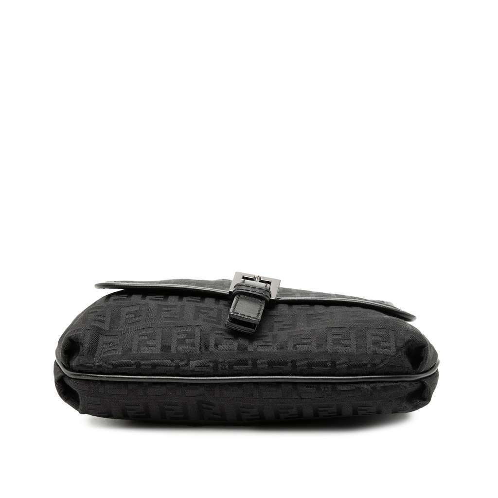 Fendi Zucchino Canvas Crossbody Black Canvas Very good condition - Inside View