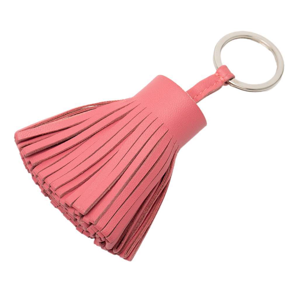 Hermès Milo Lambskin Carmen Key Chain Pink Leather Very good condition - Front View