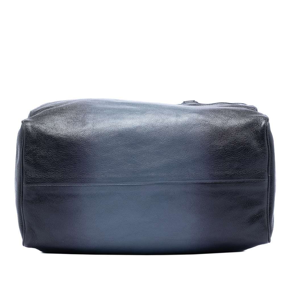 Bottega Veneta Medium Goatskin Madras Sfumato Brera Handbag Blue Leather Very good condition - Inside View