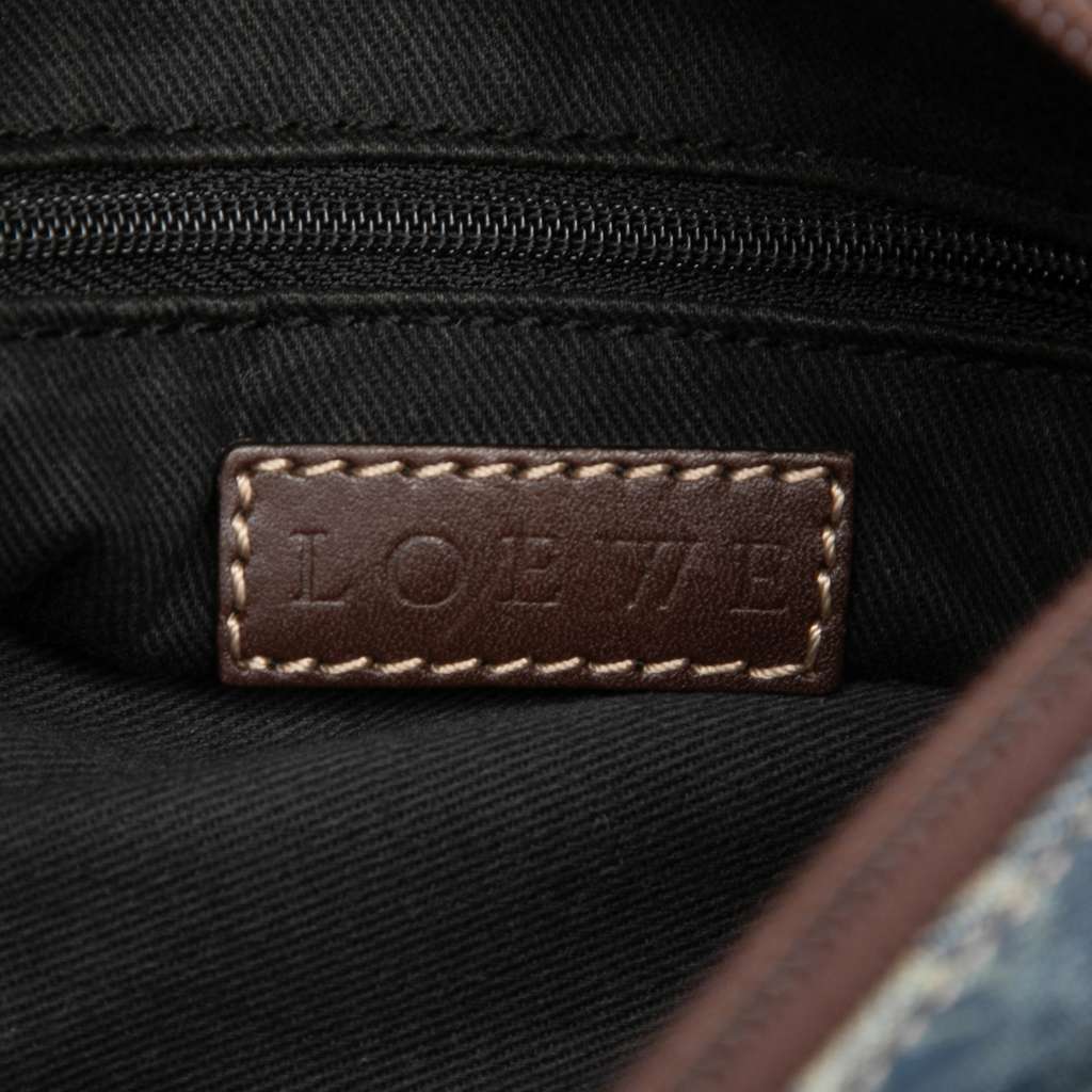 Loewe Anagram Denim Tote Blue Denim Very good condition - Box View