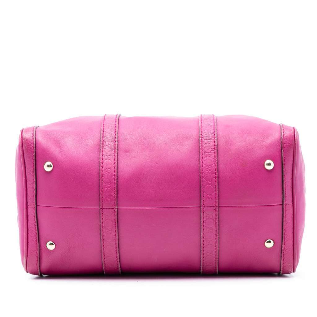 Gucci Medium Microguccissima Trimmed Joy Boston Bag Pink Leather Very good - Inside View