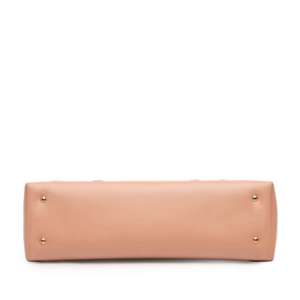 Louis Vuitton Glazed Calfskin Sac Triangle PM Pink Leather Very good condition - Inside View