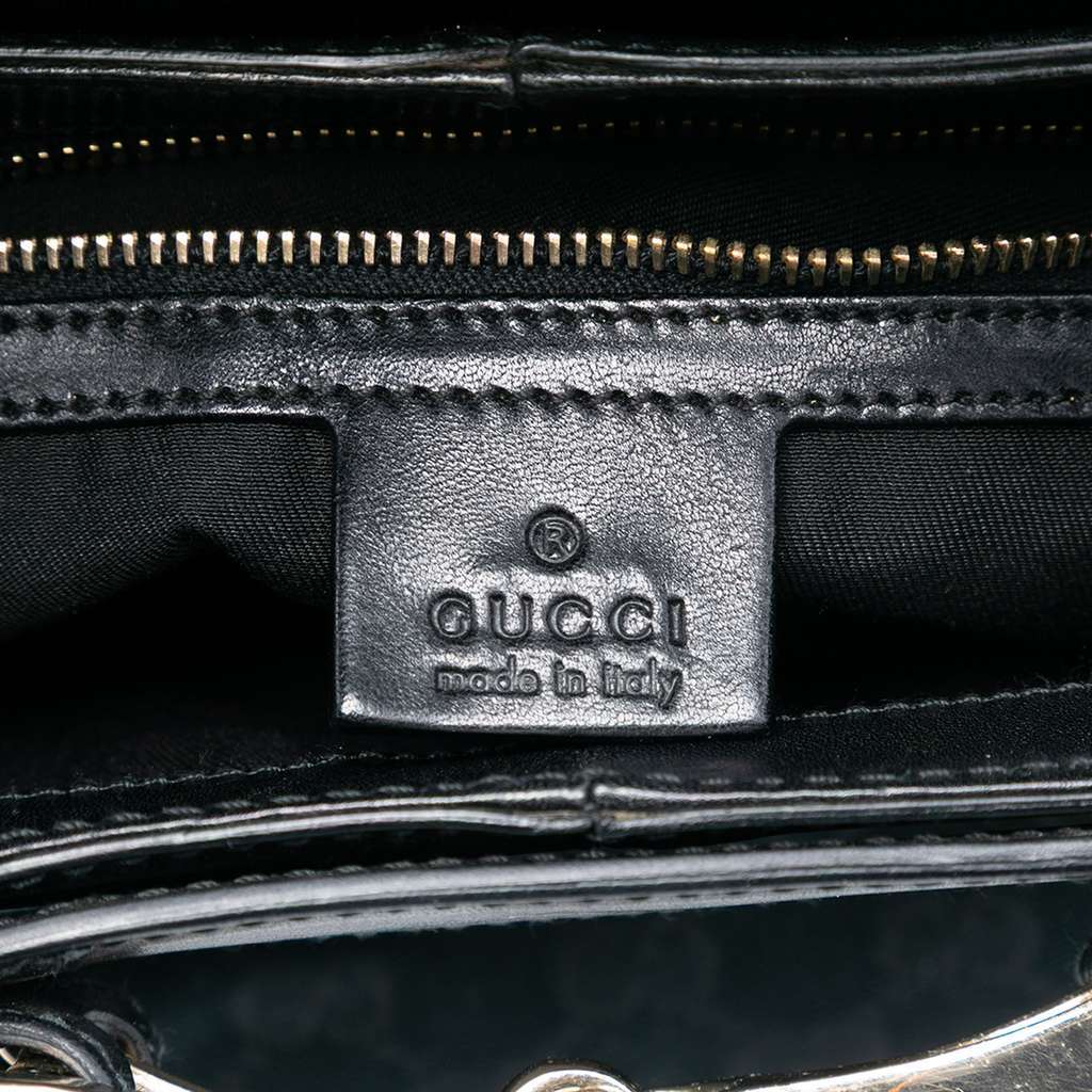 Gucci GG Canvas Horsebit Hobo Black Canvas Very good condition - Box View