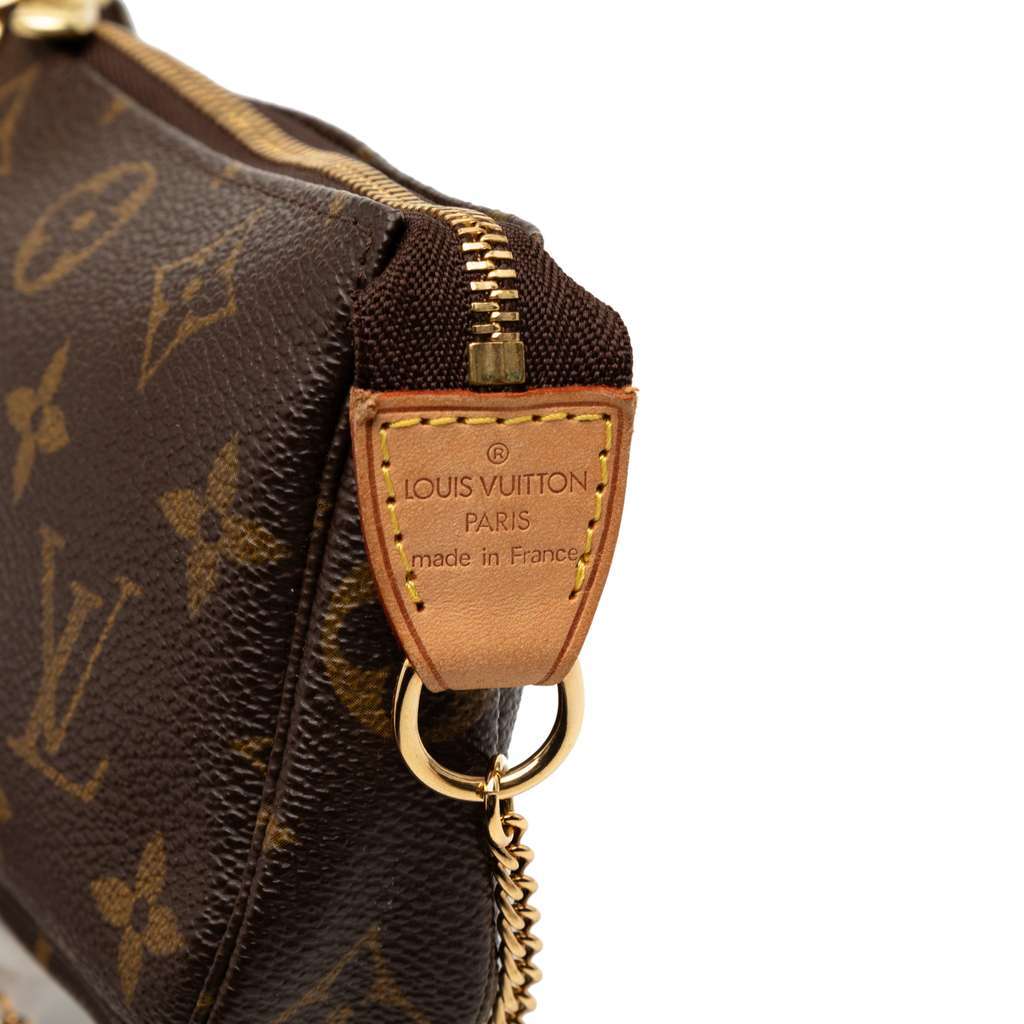 Louis Vuitton Monogram Mini Pochette Accessoires Brown Very good condition - Box View