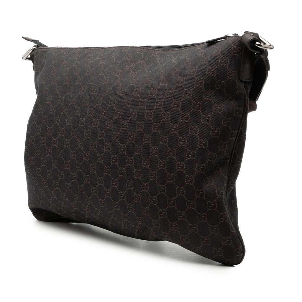 Gucci GG Denim Crossbody Brown Denim Very good condition - Back View