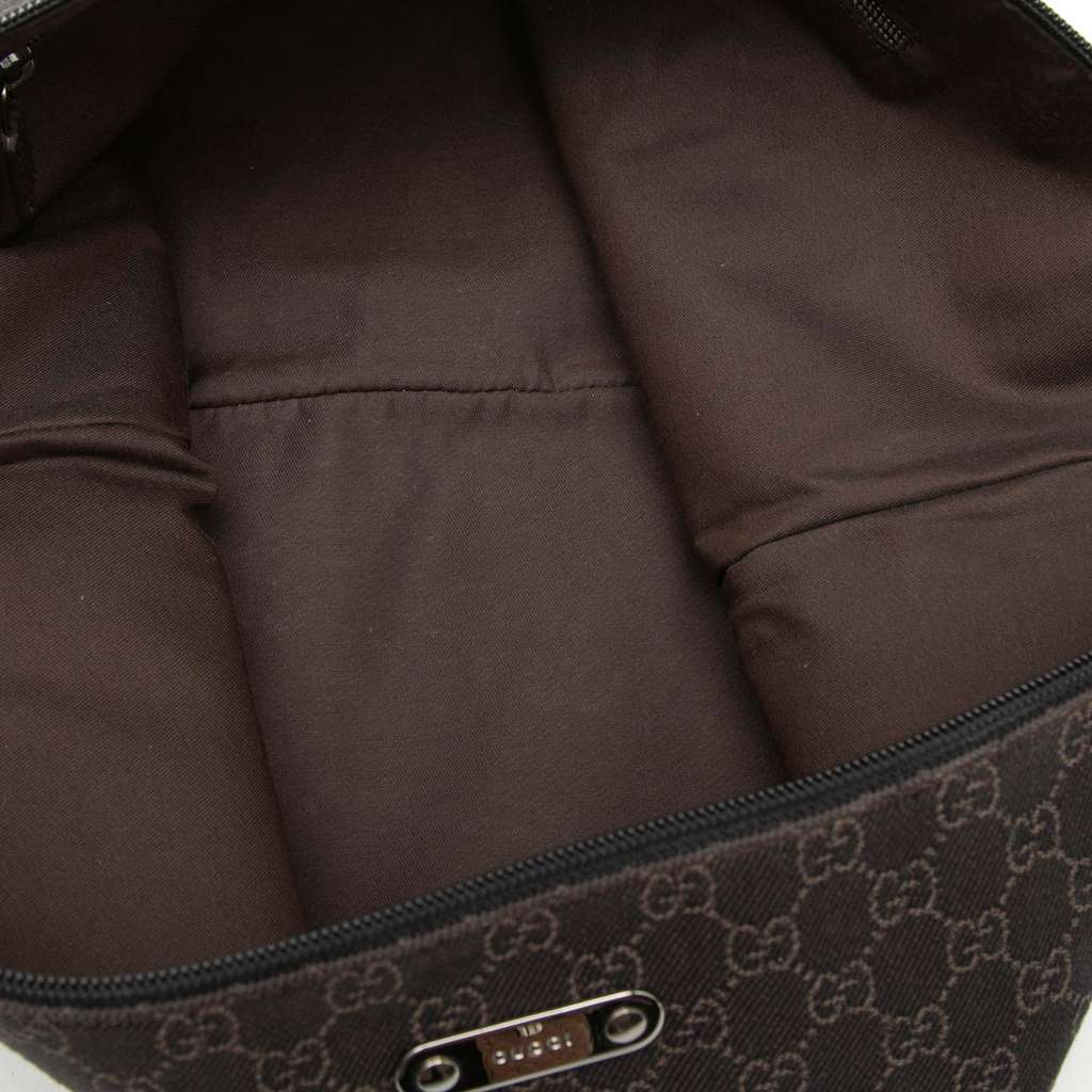 Gucci GG Denim Crossbody Brown Denim Very good condition - Model View