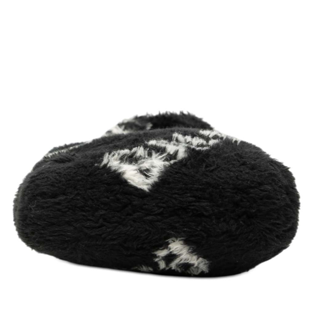 Balenciaga Faux Fur Logo Everyday Phone Holder Black Polyester Very good condition - Inside View