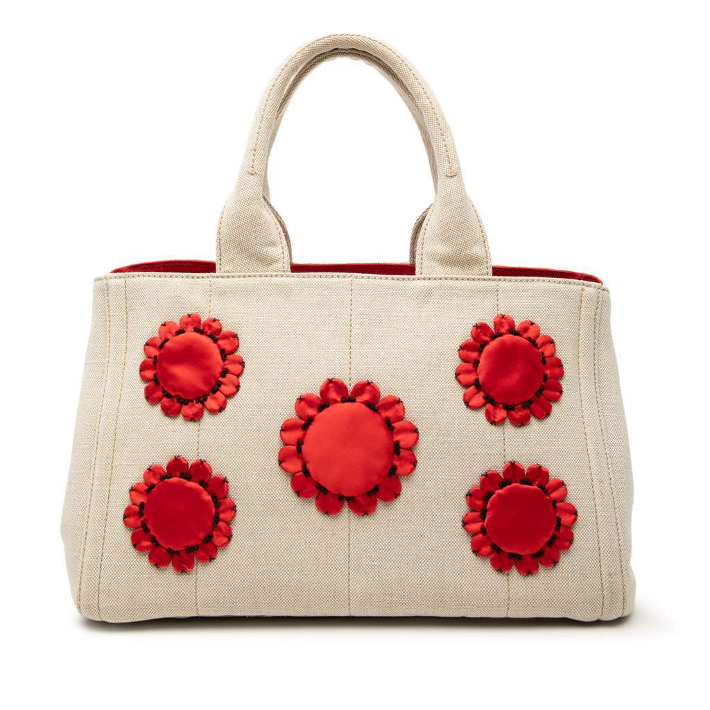 Prada Canvas Canapa Mistolino Tote Brown Canvas Very good condition - Front View