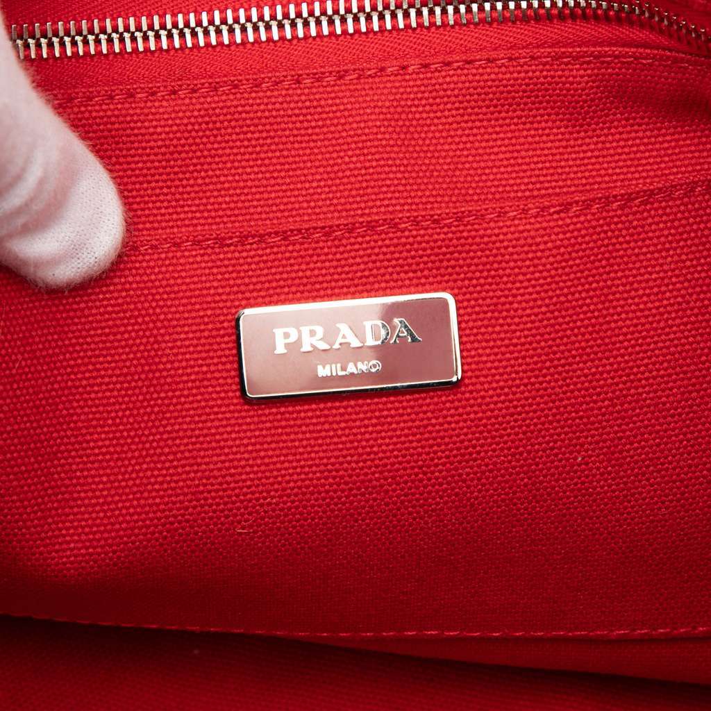 Prada Canvas Canapa Mistolino Tote Brown Canvas Very good condition - Box View