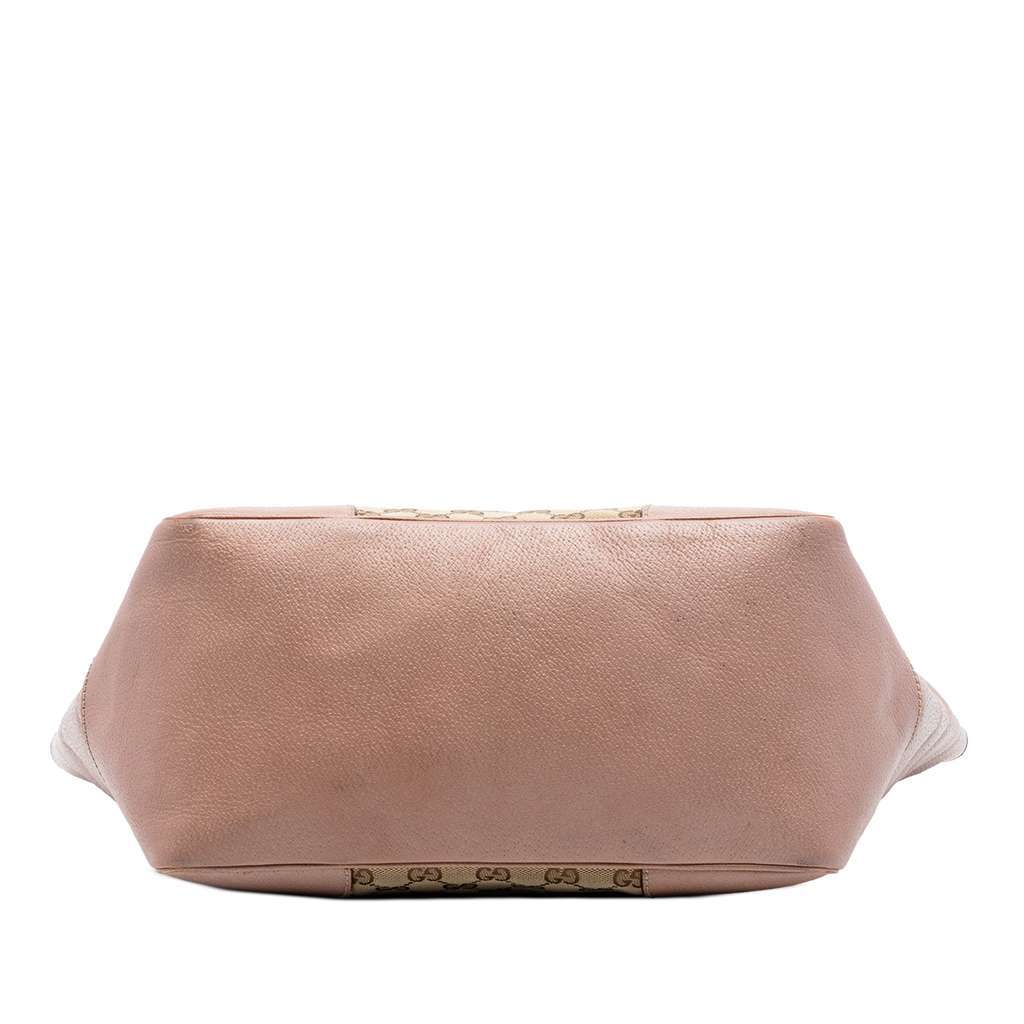 Gucci GG Canvas and Leather Bree Tote Pink Leather Very good condition - Inside View