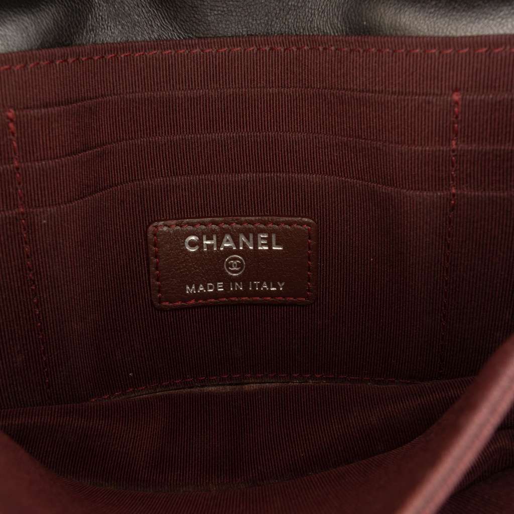 Chanel Mini CC Lambskin Wallet on Chain Black Leather Very good condition - Box View
