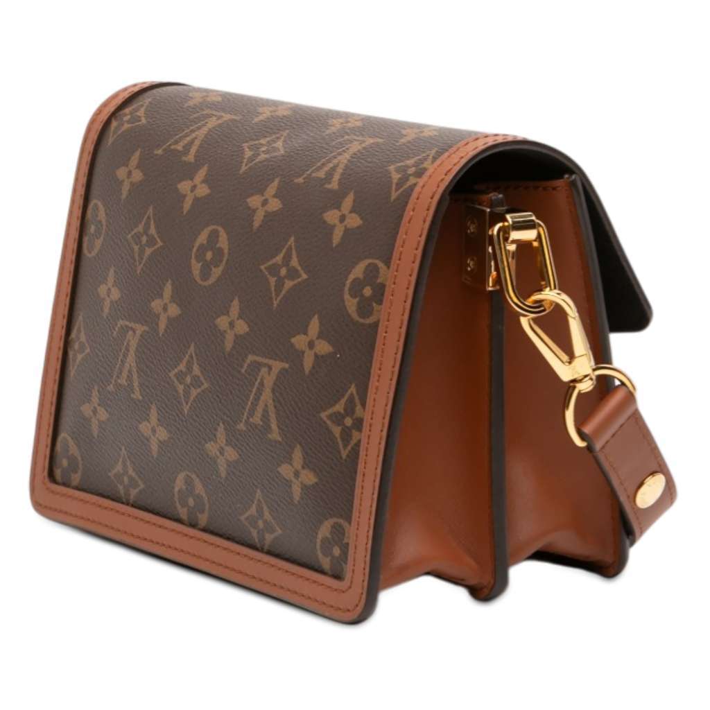 Louis Vuitton Monogram Reverse Mini Dauphine Brown Very good condition - Back View