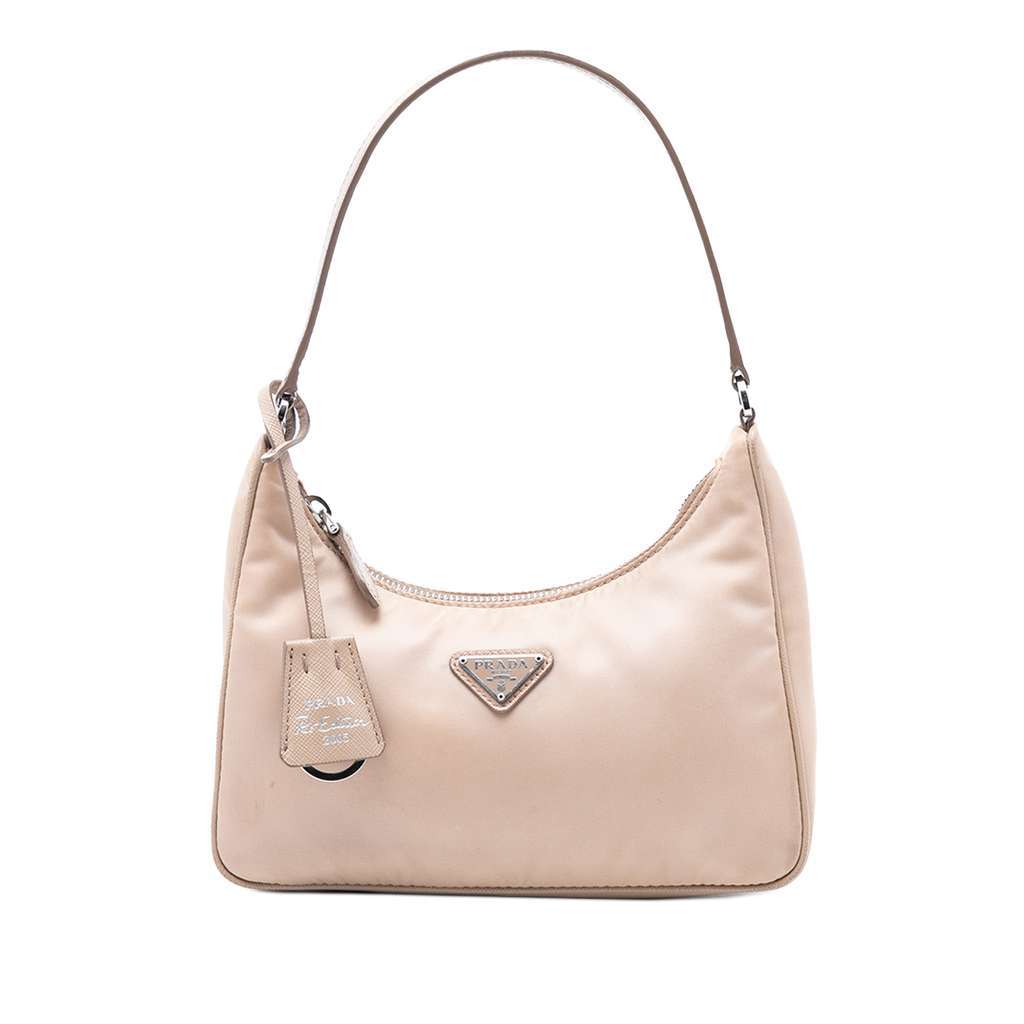 Prada Re Nylon Re Edition 2005 Shoulder Bag Brown Very good condition - Front View