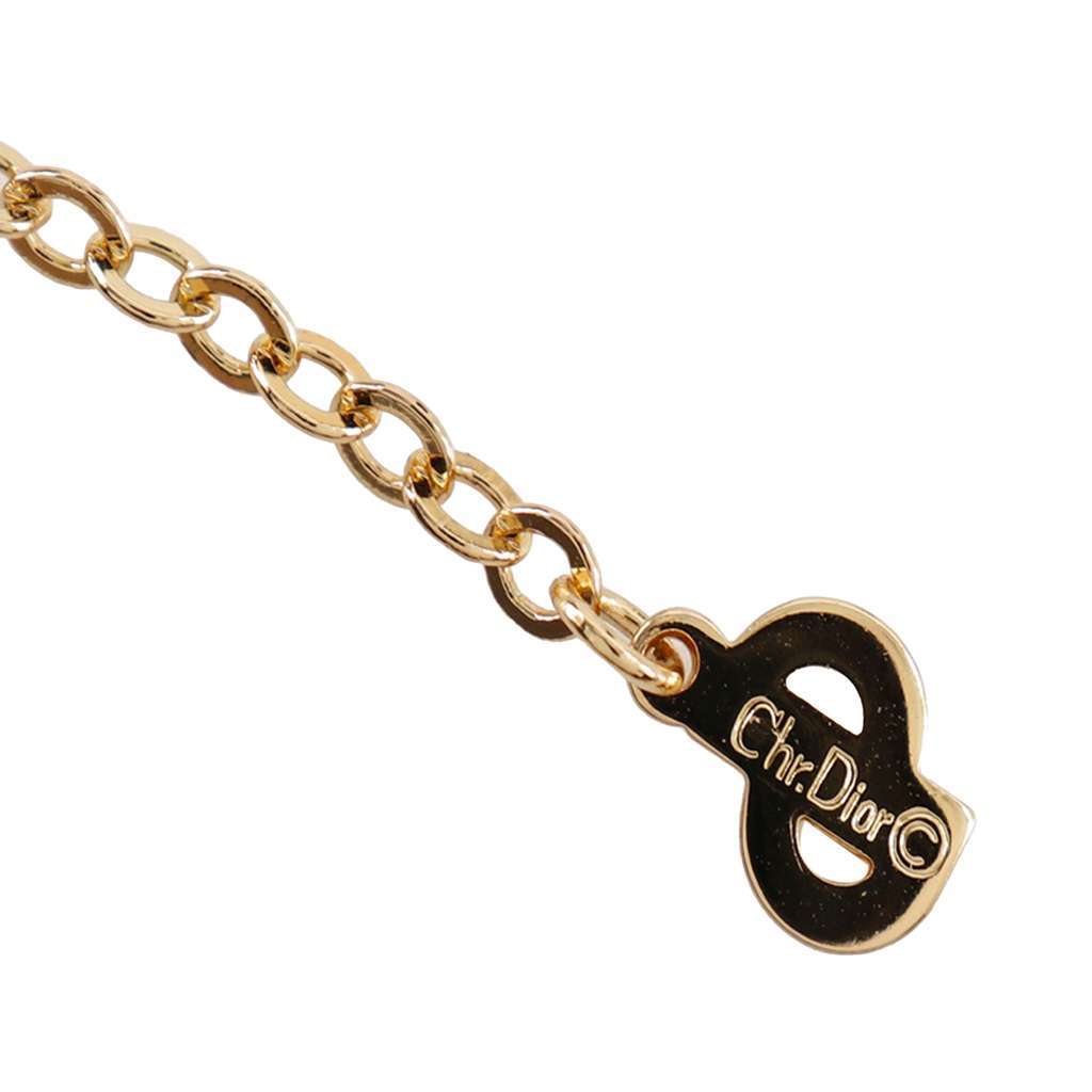 Dior Gold Plated Pump Heel Pendant Necklace Gold Metal Very good condition - Inside View
