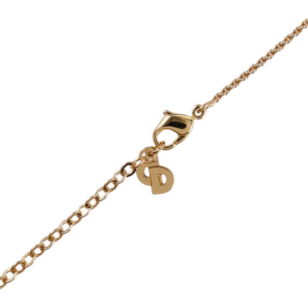 Dior Gold Plated Pump Heel Pendant Necklace Gold Metal Very good condition - Model View
