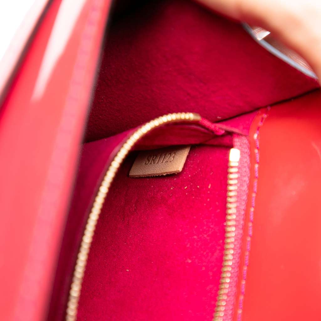 Louis Vuitton Vernis Monceau BB Red Leather Very good - Box View