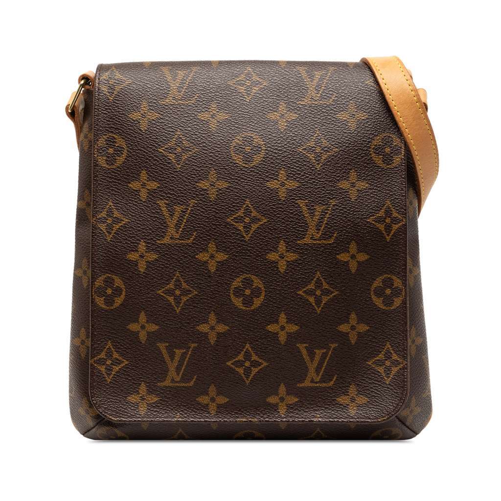Louis Vuitton Monogram Musette Salsa PM Long Strap Brown Very good condition - Front View