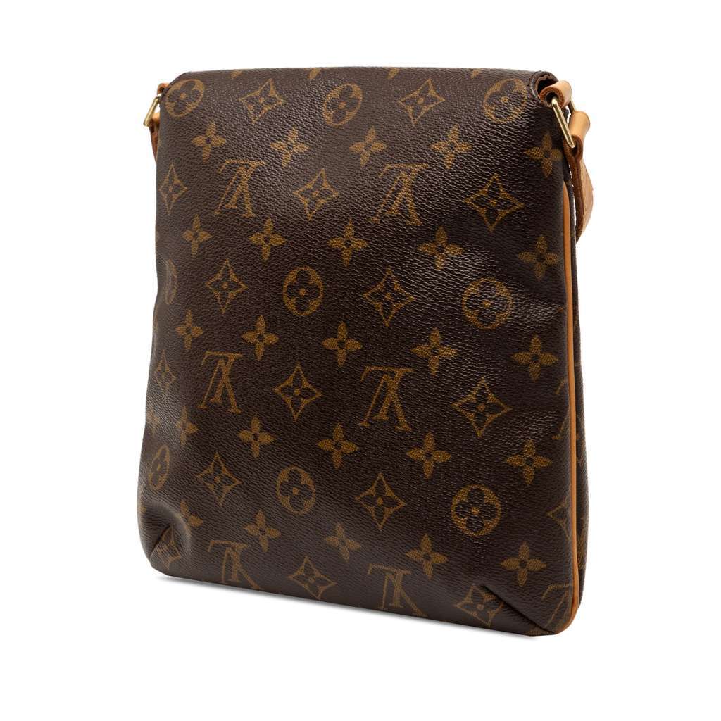 Louis Vuitton Monogram Musette Salsa PM Long Strap Brown Very good condition - Back View