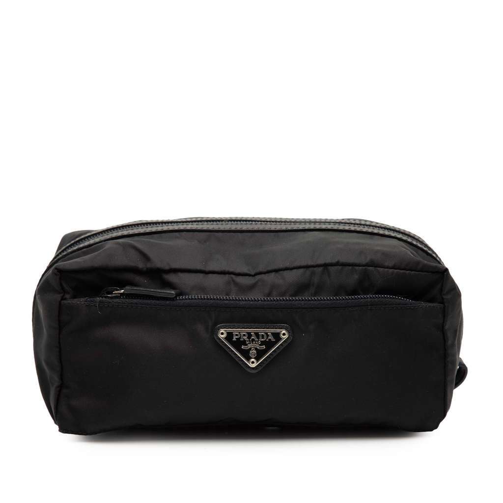 Prada Tessuto Pouch Black Very good condition - Front View