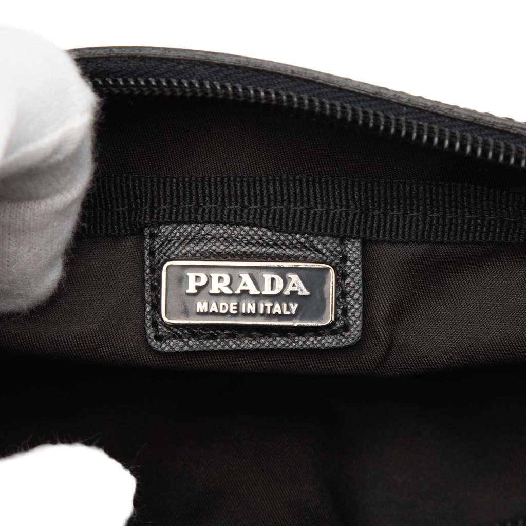 Prada Tessuto Pouch Black Very good condition - Box View