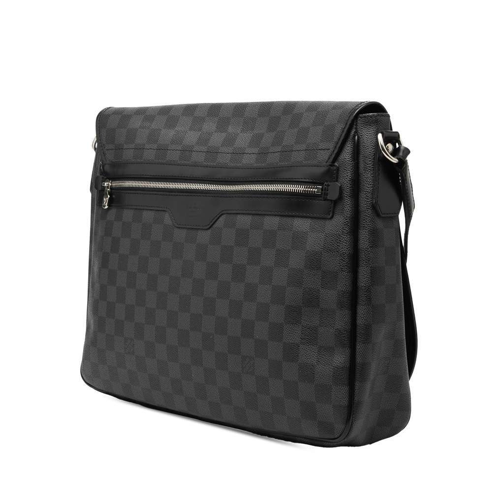 Louis Vuitton Damier Graphite Daniel MM Black Very good condition - Back View