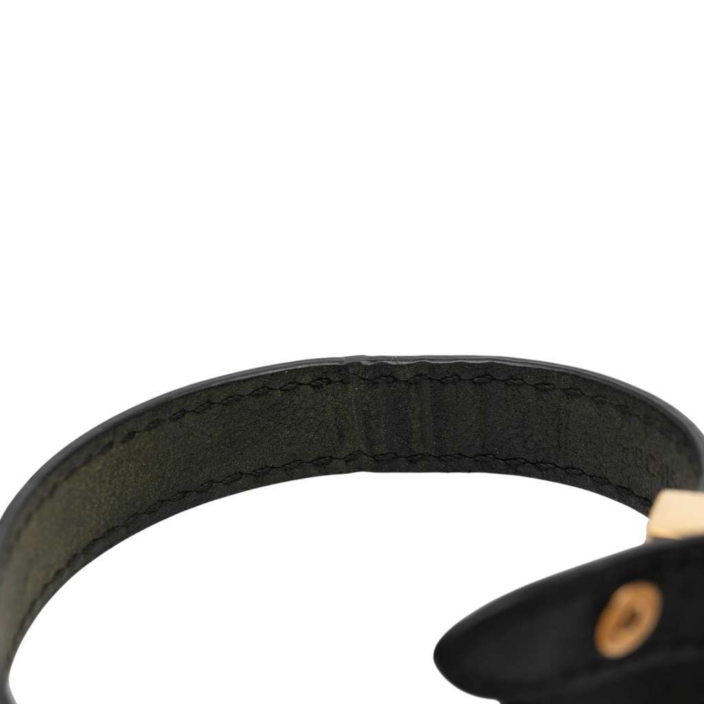 Louis Vuitton Leather Box It Wrap Bracelet Black Leather Very good - Box View
