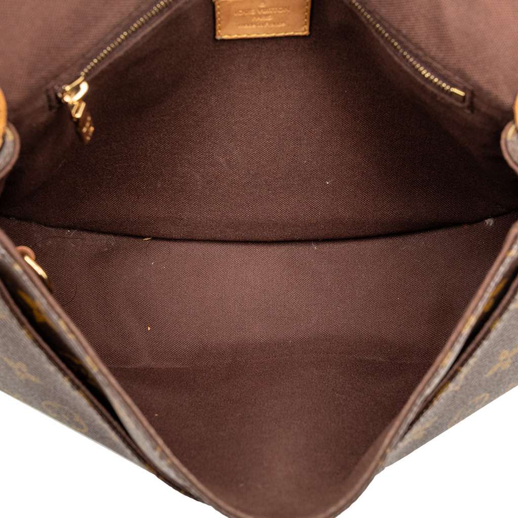 Louis Vuitton Monogram Menilmontant PM Brown Very good condition - Model View