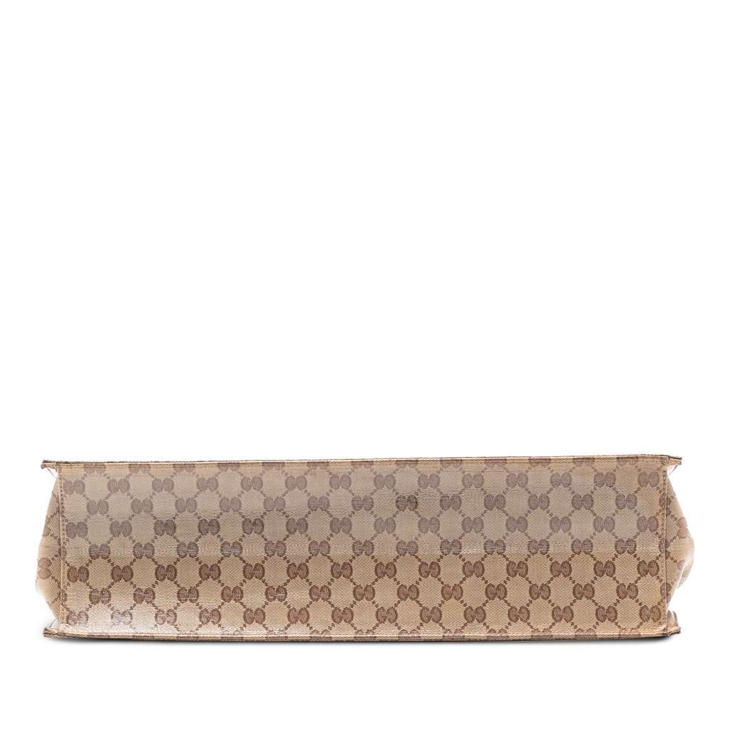 Gucci GG Crystal Business Bag Beige Very good condition - Inside View