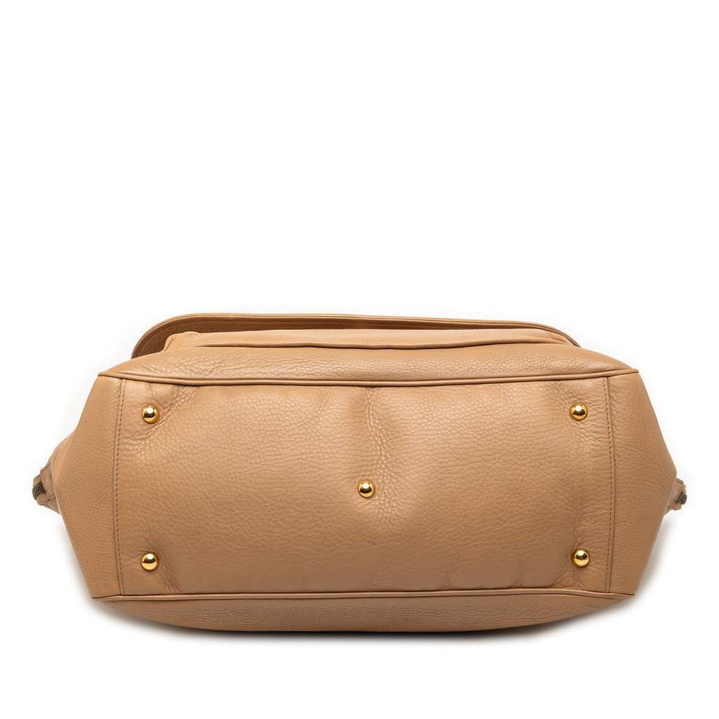 Gucci Medium Leather 1973 Handbag Brown Leather Very good condition - Inside View