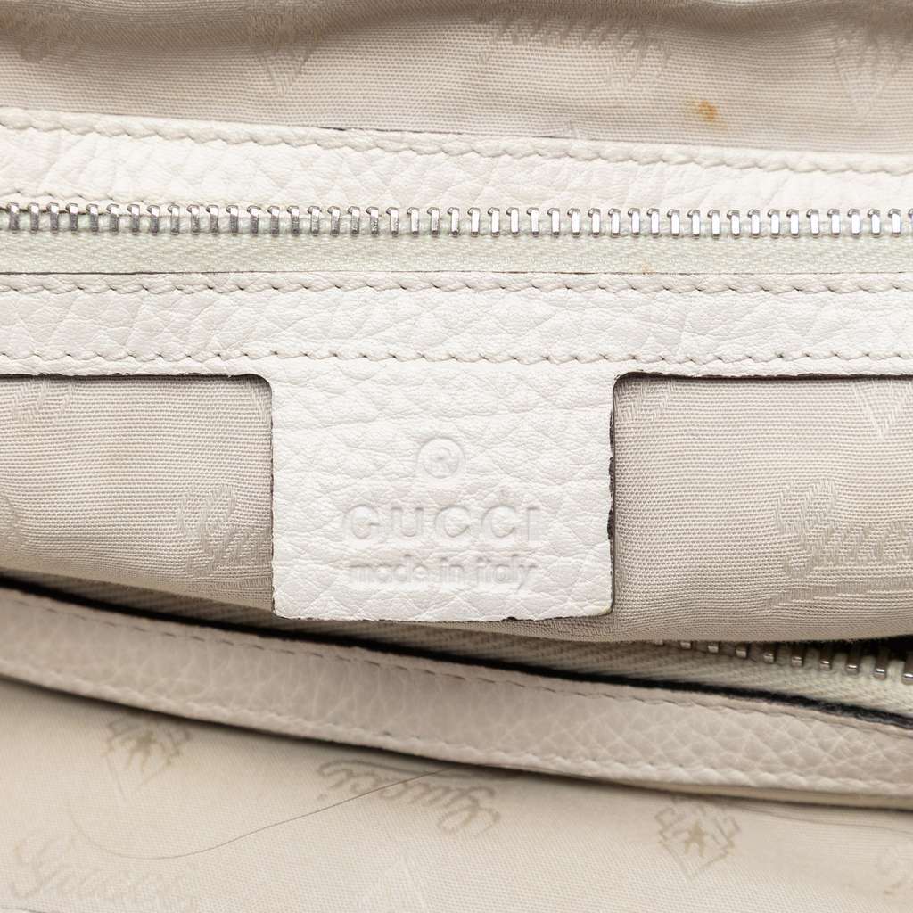 Gucci Medium GG Canvas Bamboo Libeccio Tote Beige Very good condition - Box View