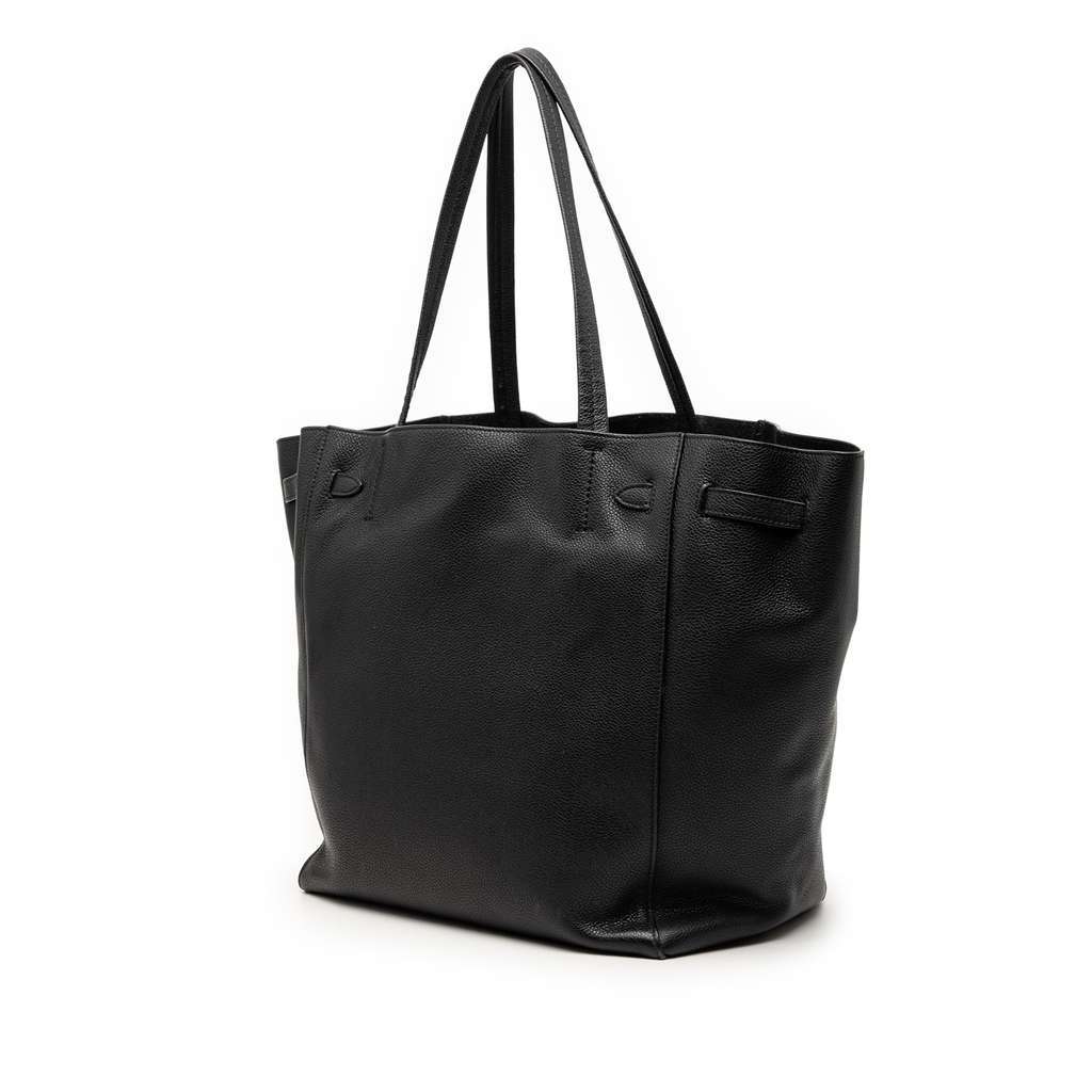 Celine Small Leather Phantom Cabas Tote Black Leather Very good condition - Back View