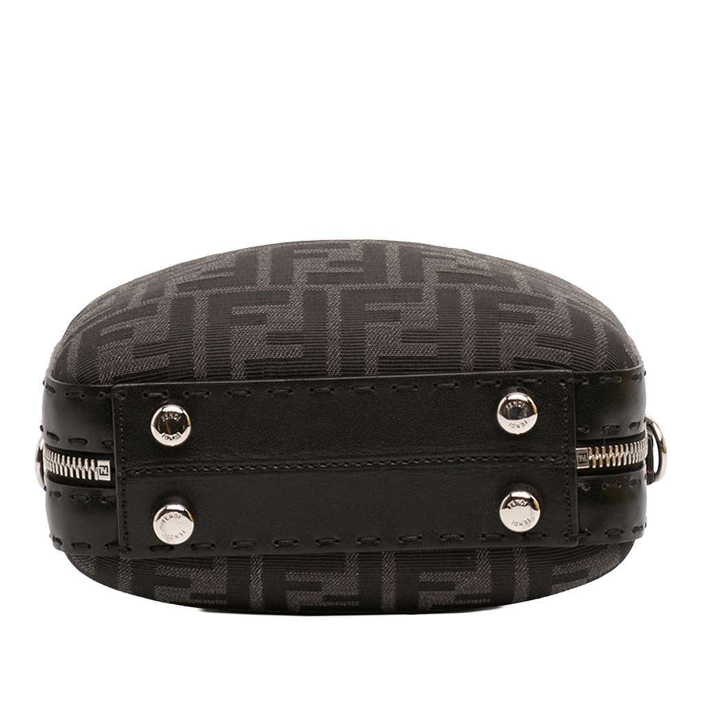 Fendi Mini Zucca Canvas Suitcase Bag Black Canvas Very good condition - Inside View