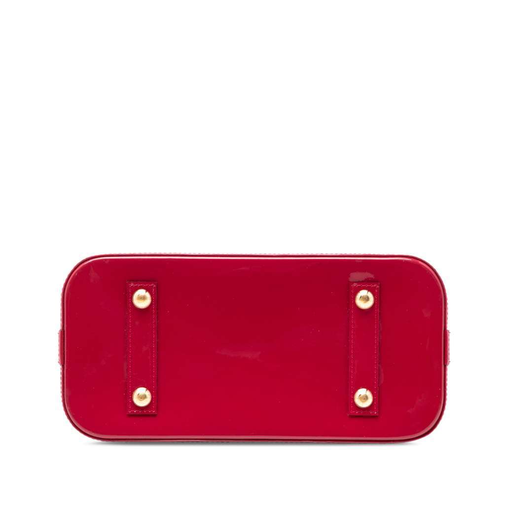 Louis Vuitton Monogram Vernis Alma PM Red Leather Very good condition - Inside View