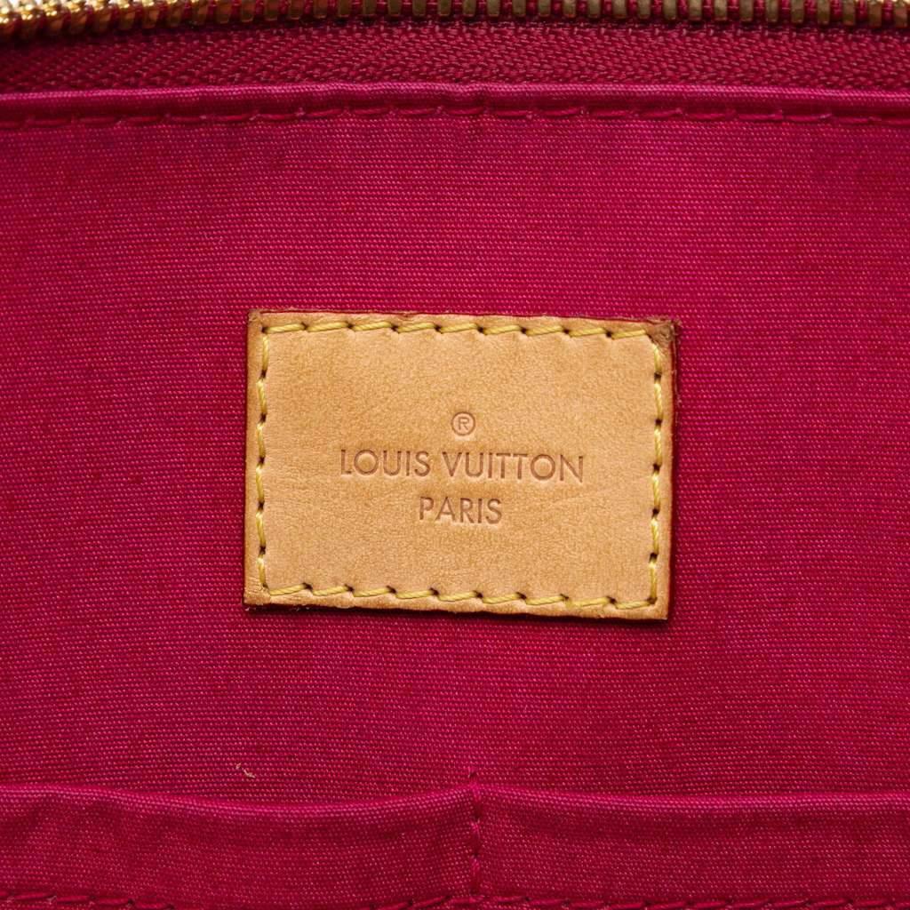 Louis Vuitton Monogram Vernis Alma PM Red Leather Very good condition - Box View