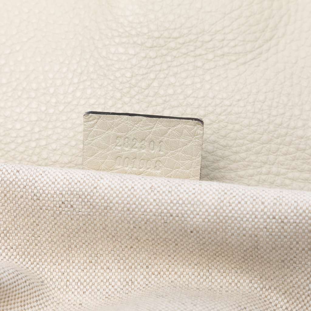 Gucci GG Canvas Bella Flap Satchel Beige Very good condition - Box View