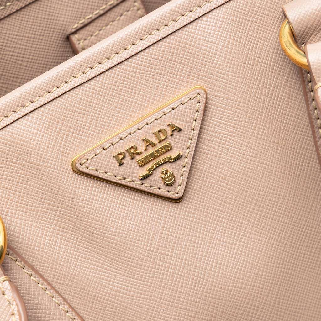 Prada Saffiano Lux Shopping Tote Pink Leather Very good condition - Box View