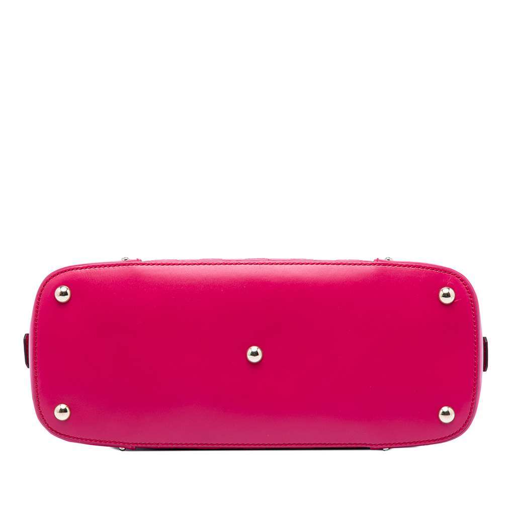 Gucci Guccissima Hilary Lux Dome Satchel Pink Leather Very good condition - Inside View